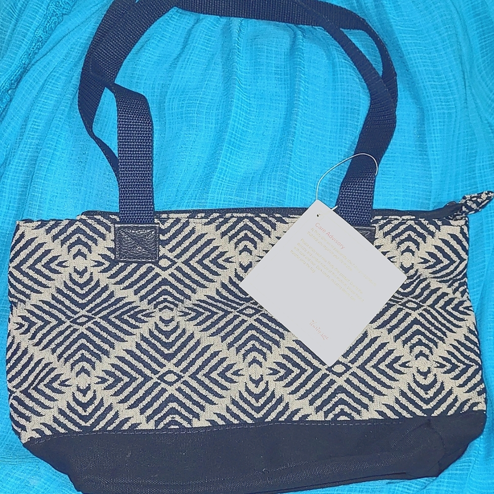 Thirty-one Bag, Demi Day, Diamond Weave, Navy & Grey NEW